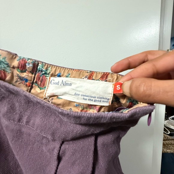 Good Alma Aubergine Twill Pant - Picture 3 of 4